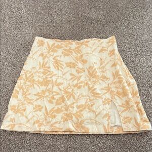 Abercrombie Linen Blend Mini Skirt